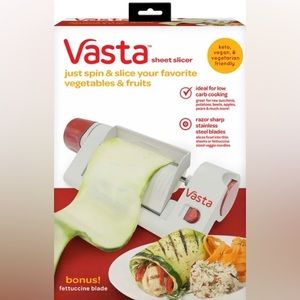 VASTA sheet slicer spends your favorite fruits & veggies into a delicious pasta